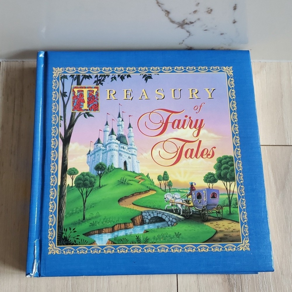Treasury Of Fairy Tales Book 2001 Publications International Padded Hardcover